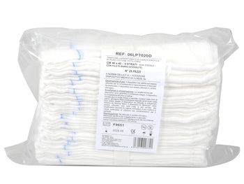 GARZA LAPARATOMICA 40x40 cm - 4 fili-250 pezzi