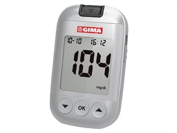 GLUCOMETRO con penna pungidito mg/dl - solo dispositivo - GIMA
