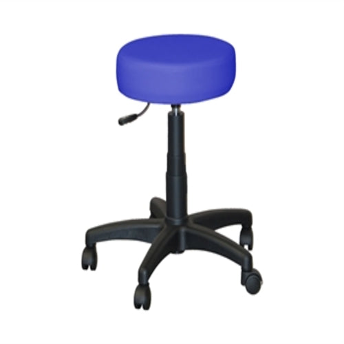 SGABELLO REGOLABILE IN ALTEZZA con manovella - blu