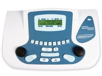 AUDIOMETRO SIBELSOUND 400-AOM con software W50 - aerea+ossea+mascheramento