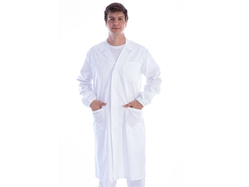 CAMICE BIANCO CON AUTOMATICI - cotone/poliestere - unisex - taglia XS