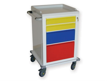 CARRELLO MODULARE verniciato - 2+1+1 cassetti