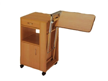 COMODINO IN LEGNO ad altezza regolabile