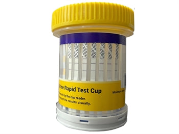 CUP TEST DROGHE - 7 parametri per APPARECCHIO DRUG READER con software e stampante - test droghe