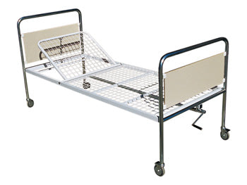 LETTO DA DEGENZA AD UNO SNODO con ruote