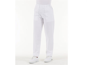 PANTALONI COTONE - bianchi - XL - unisex