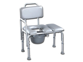 SEDIA DA BAGNO CON SCHIENALE-WC