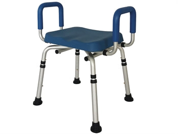 SGABELLO DA DOCCIA PU con braccioli Avvenuto