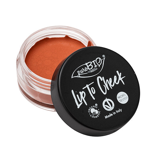 BLUSH IN CREMA Lip to Cheek PuroBIO Cosmetics tinta Carrot