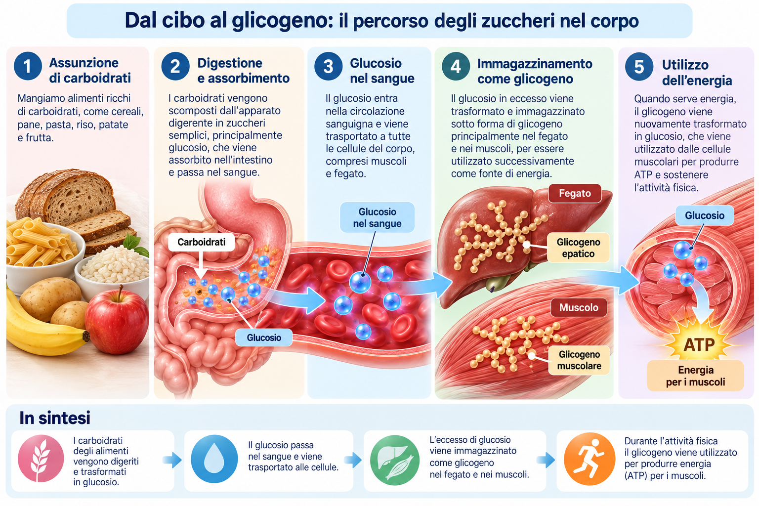 Dal cibo all’energia_ metabolismo del glicogeno